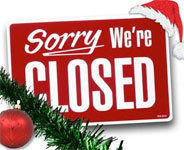 You are currently viewing Closed for the Holidays: Dec. 23, 2011 – Jan. 1, 2012