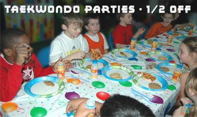 Read more about the article Taekwondo Birthday Parties – Half Off!